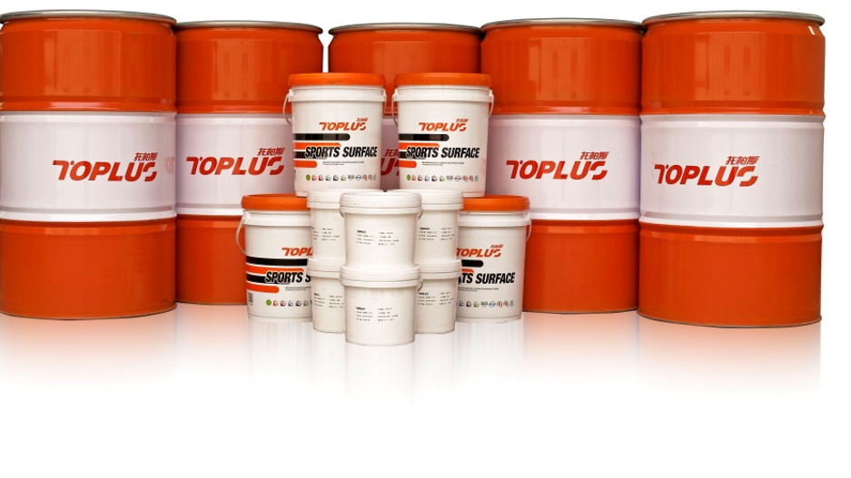 acrylic paint in drums