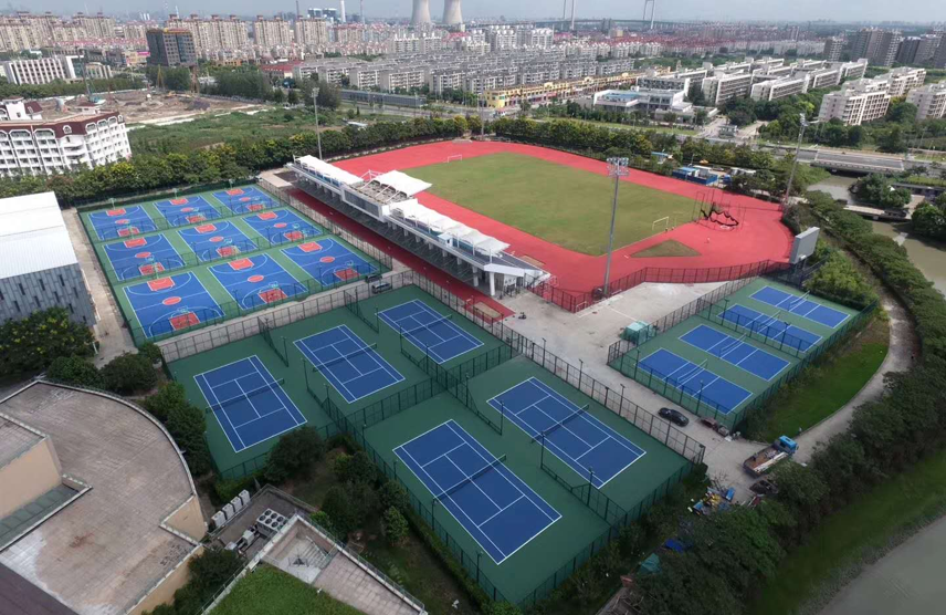 professional acrylic paint for multiple connected basketball court