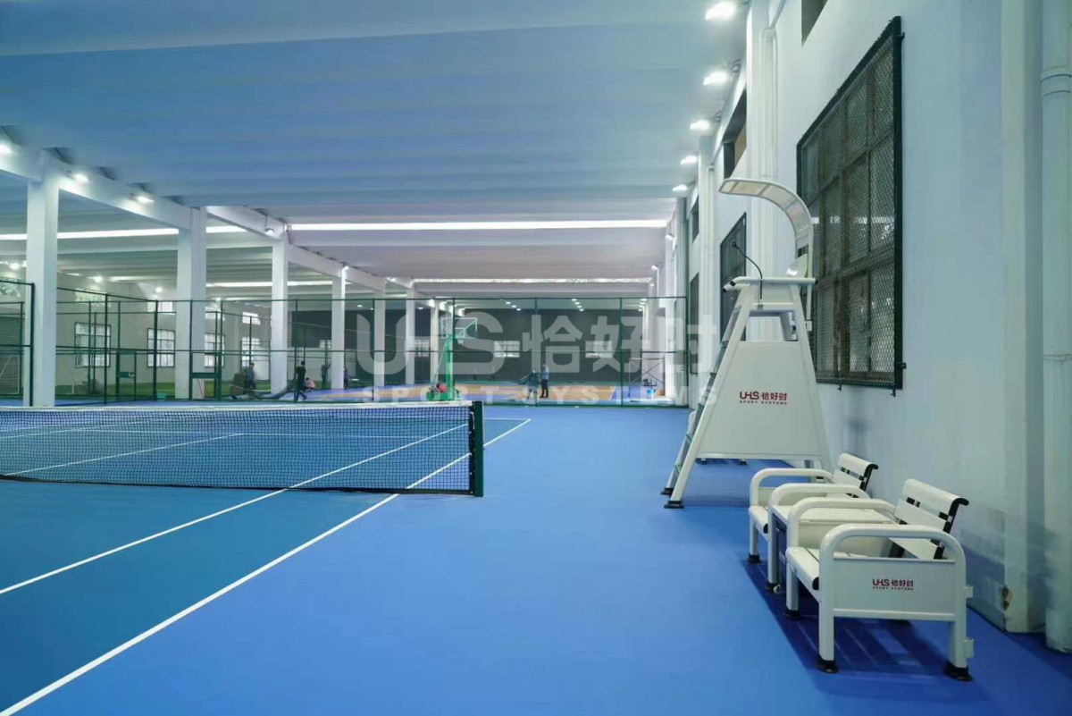 indoor led lighting system for tennis court