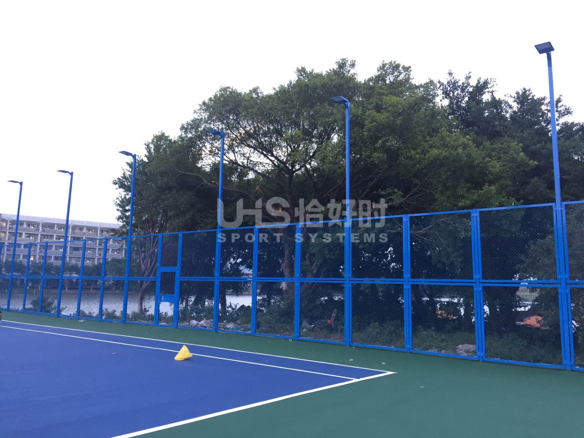 outdoor lighting system for tennis court