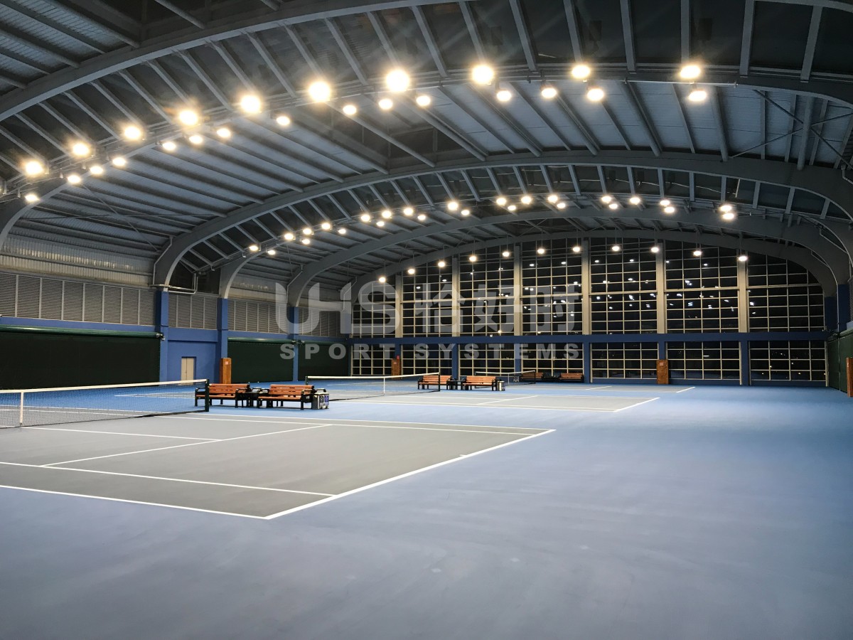 led tennis court lights photo