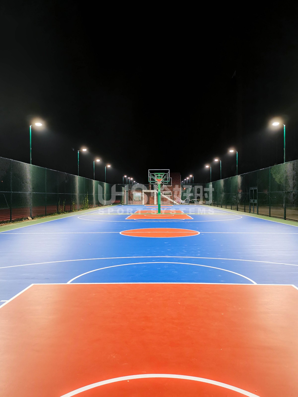sports field lighting for basketball court