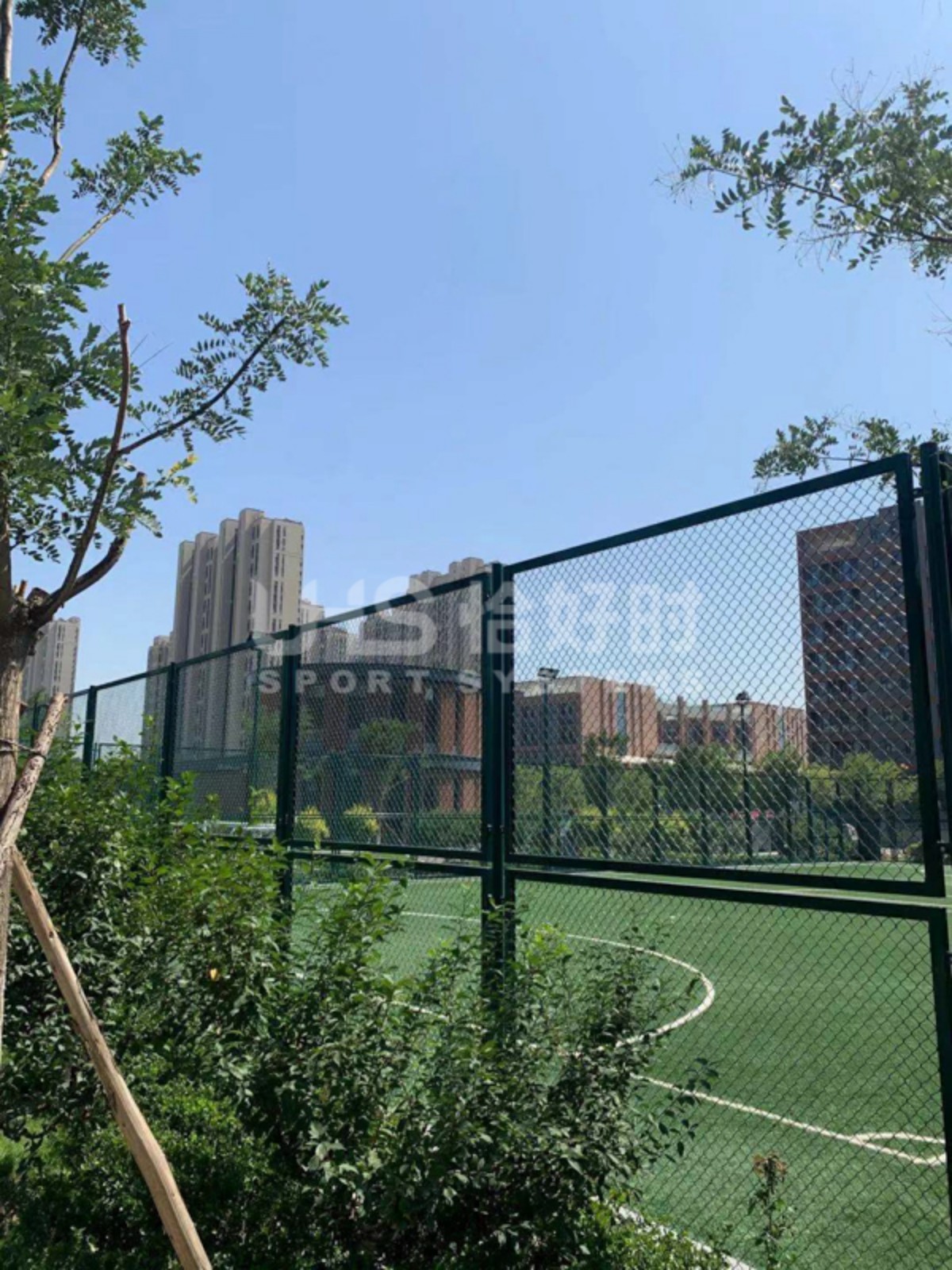 galvanized fence wire mesh for soccer court photo