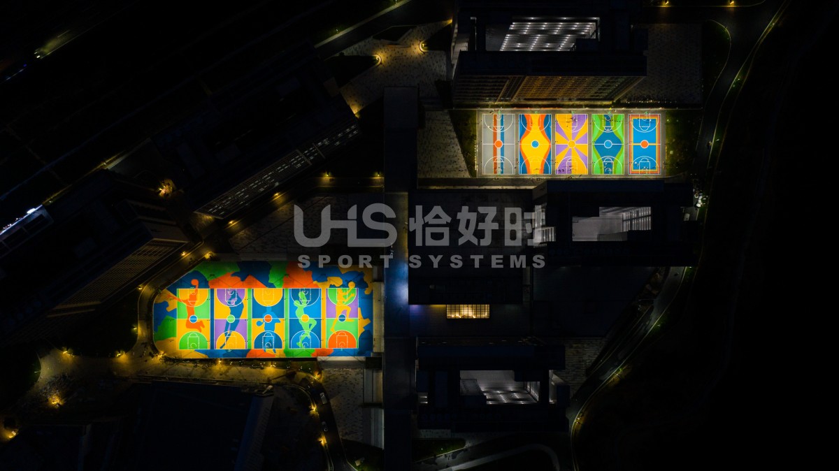 lighting manufacturer led sports light for colorful basketball court