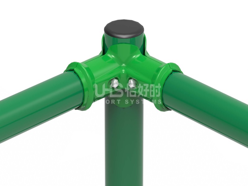 park fence corner joint rendering