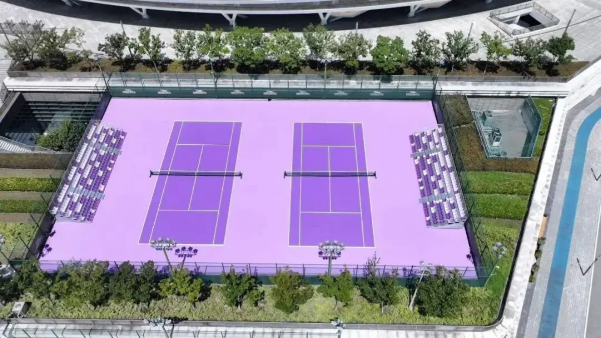 Suzhou Olympic Sports Center | Project Case 3 multiple connected tennis hard court