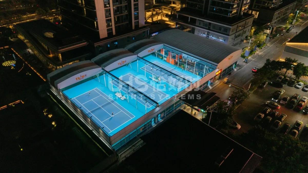 Siqiexing Tennis Club, Guangzhou | Project Case 1 tennis ground build by UHS